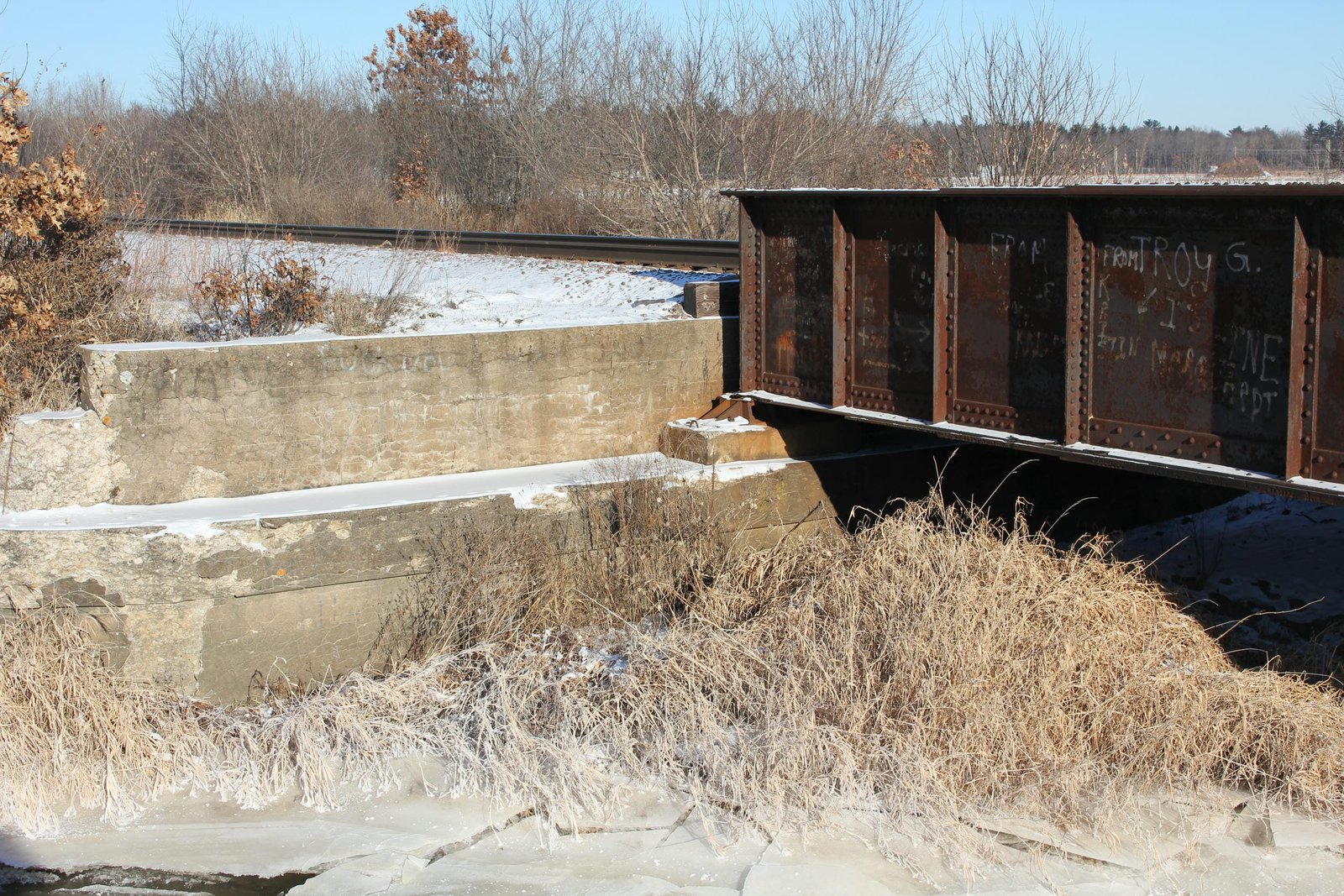 West abutment